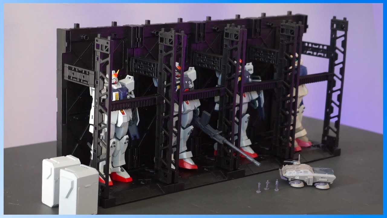 Дешевый вариант цепной базы! [Дисплеи Gunpla Hangar]