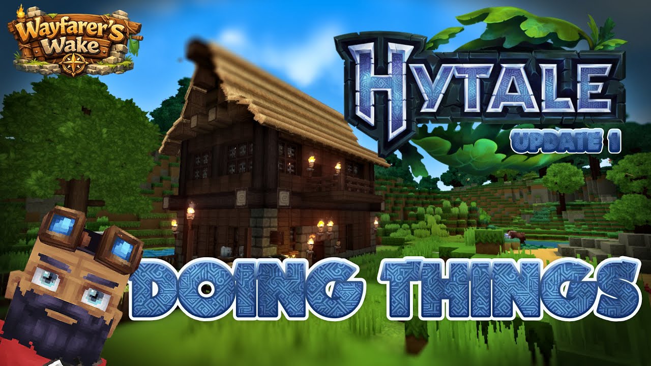 🔴[LIVE] HYTALE (UPDATE 1) - New Adventure! - Doing things Pt. 2