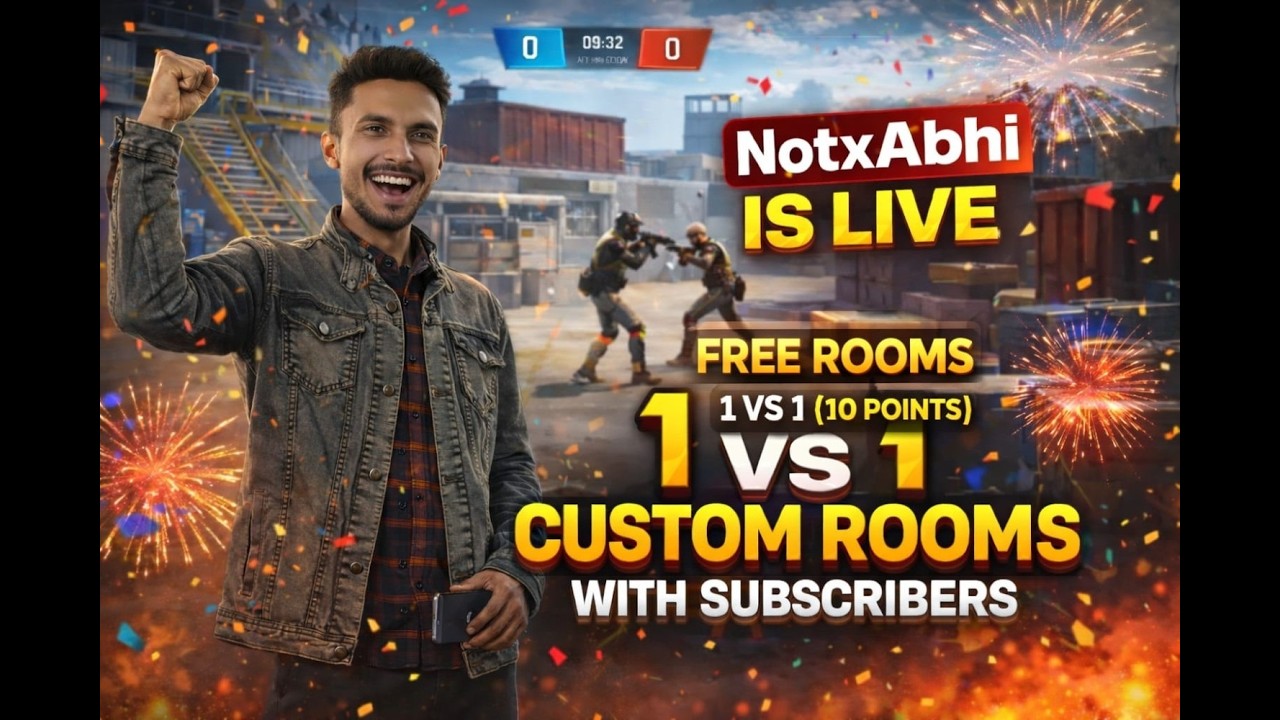 TDM ROOMS WITH NotxAbhi Is Live #bgmi #trending #trend #viral @BattlegroundsMobile_IN @gaming
