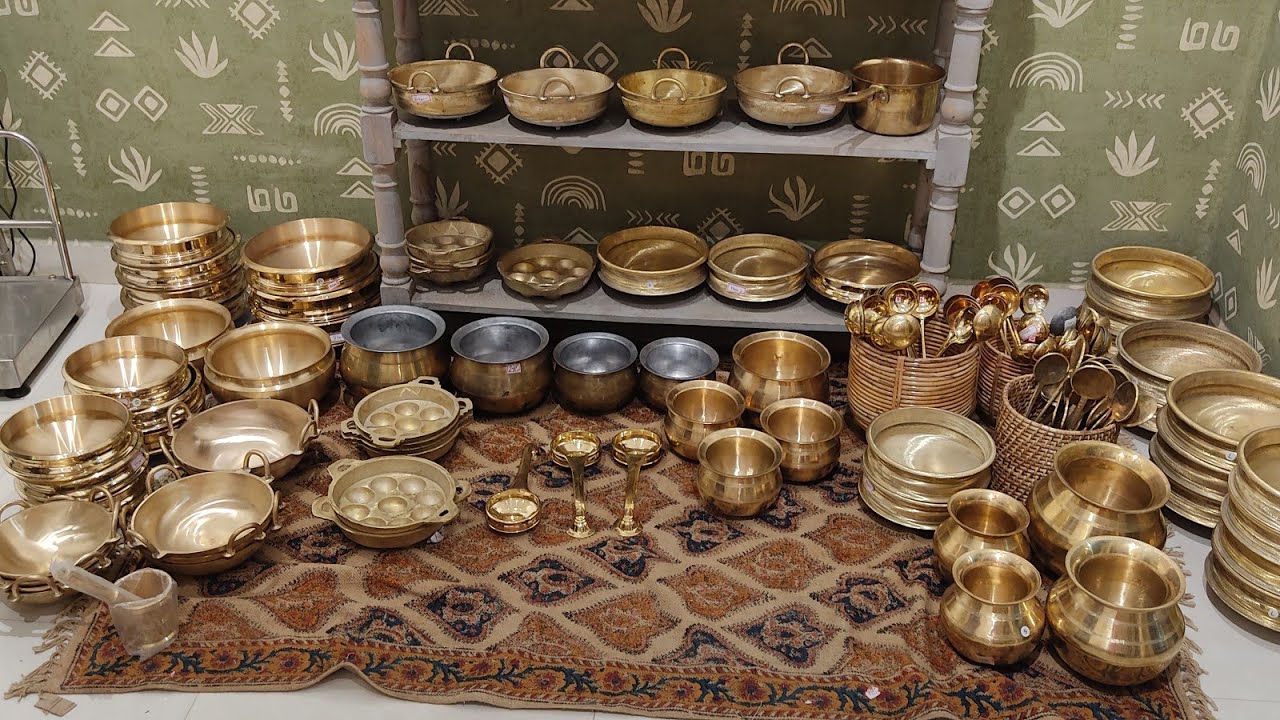 Traditional Bronze Cookware Collection's | Urli, Unpolished Kadai, Kulipaniyarakal, Cookpot #zishta