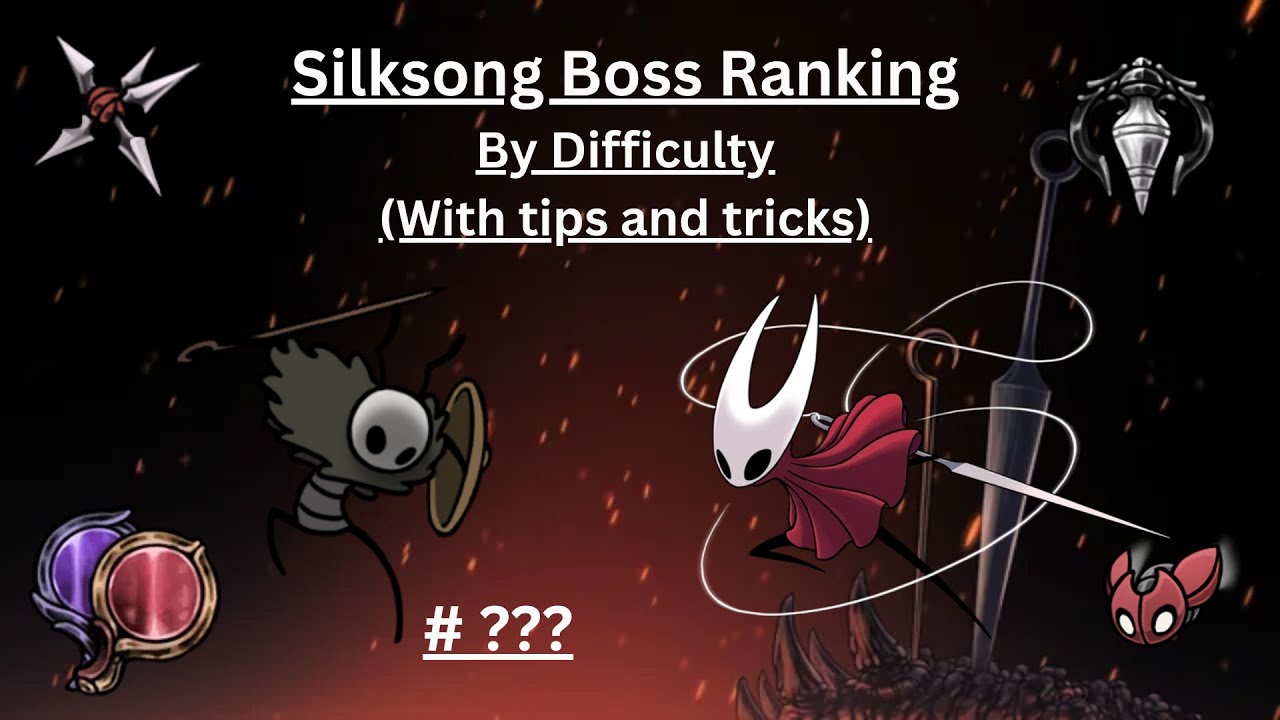 All Silksong Bosses Ranked by Difficulty (Including Tips and Tricks)