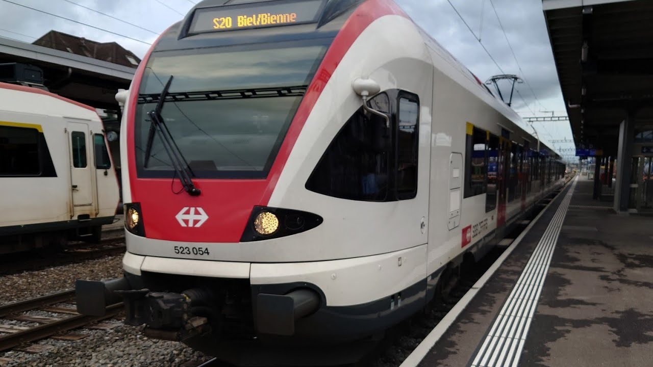[Cab-ride] Allaman - Palézieux, en cabine de Flirt (RABe 523 + FLIRT 3)