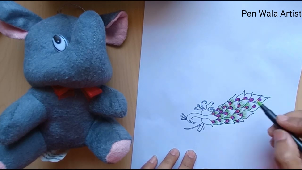 How To Draw Colourful Peacock || Colourful Peacock Kaise Banaye🦚🦚
