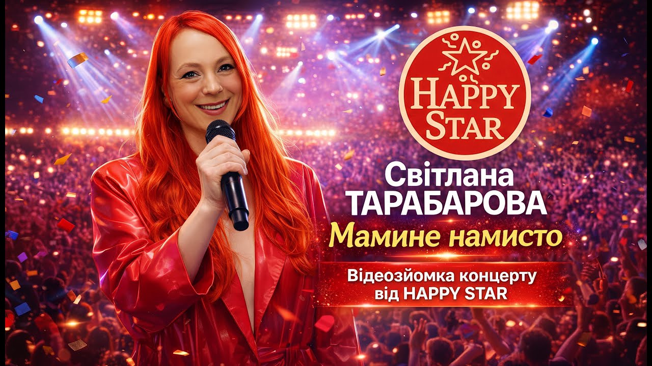 Світлана Тарабарова — Мамине намисто. Професійна відеозйомка концертів у Києві, агенції HAPPY STAR.
