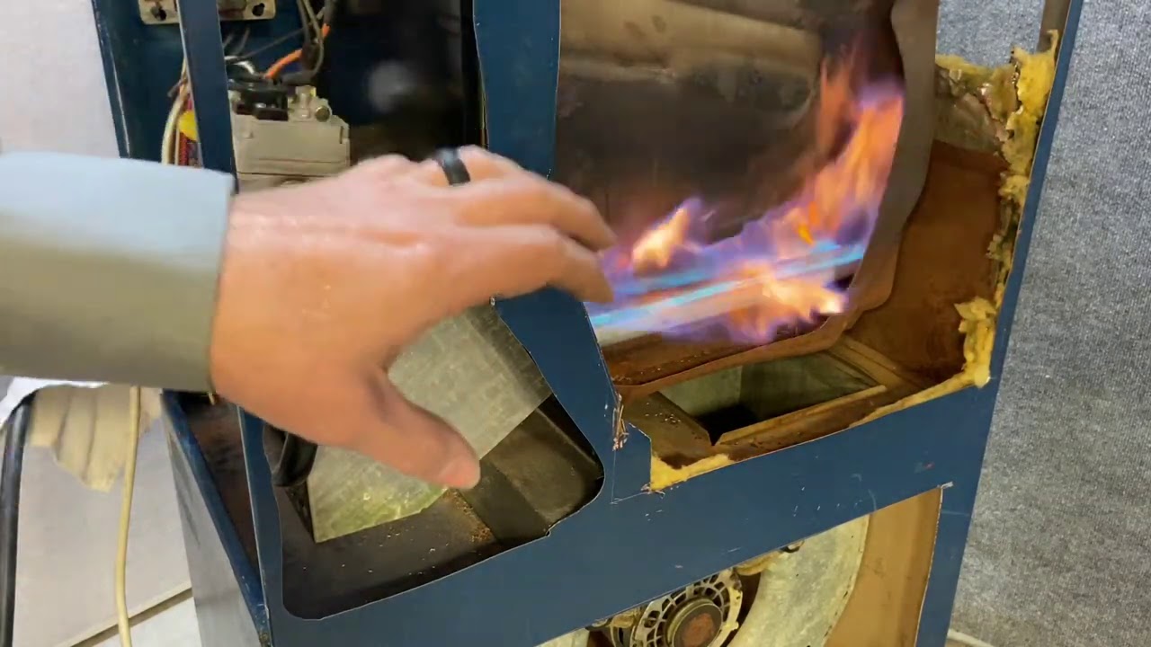 Standing Pilot gas furnace operation and dismantling