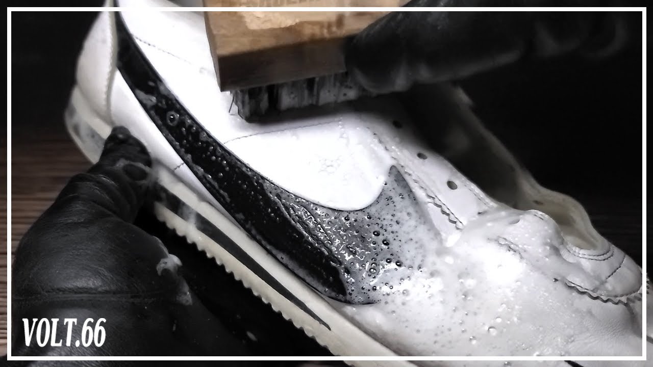 [Shoe clean & restore] Nike Cortez Cleaning Shoes - ASMR