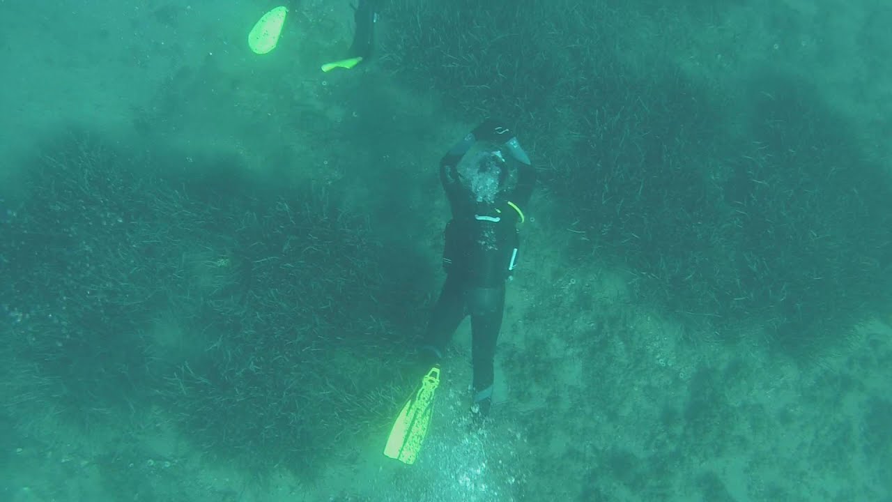 Buzos en arrecife de playa de aguadulce (Almeria)(Gopro) #snorkeling