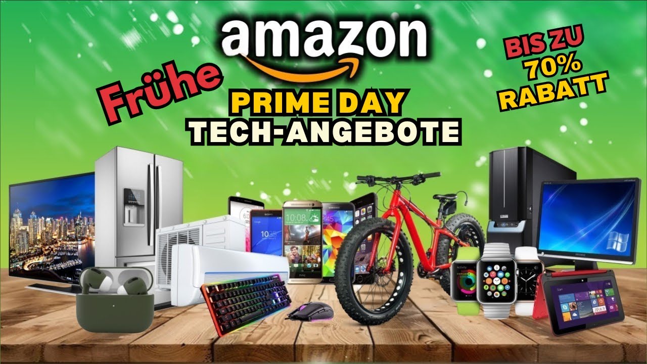 30 Fr&uuml;he Amazon Prime Day-Angebote 2025