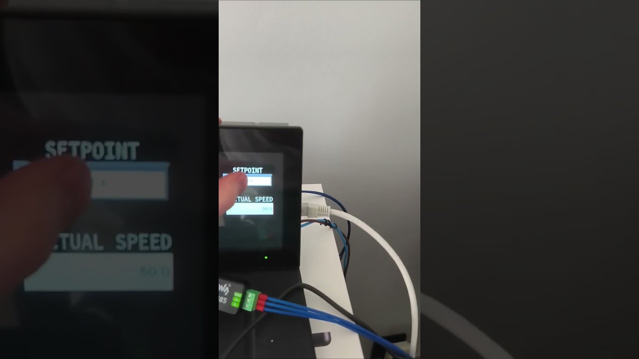 Symulator Falownika Siemens V20 Działa! Demo na żywo #shorts