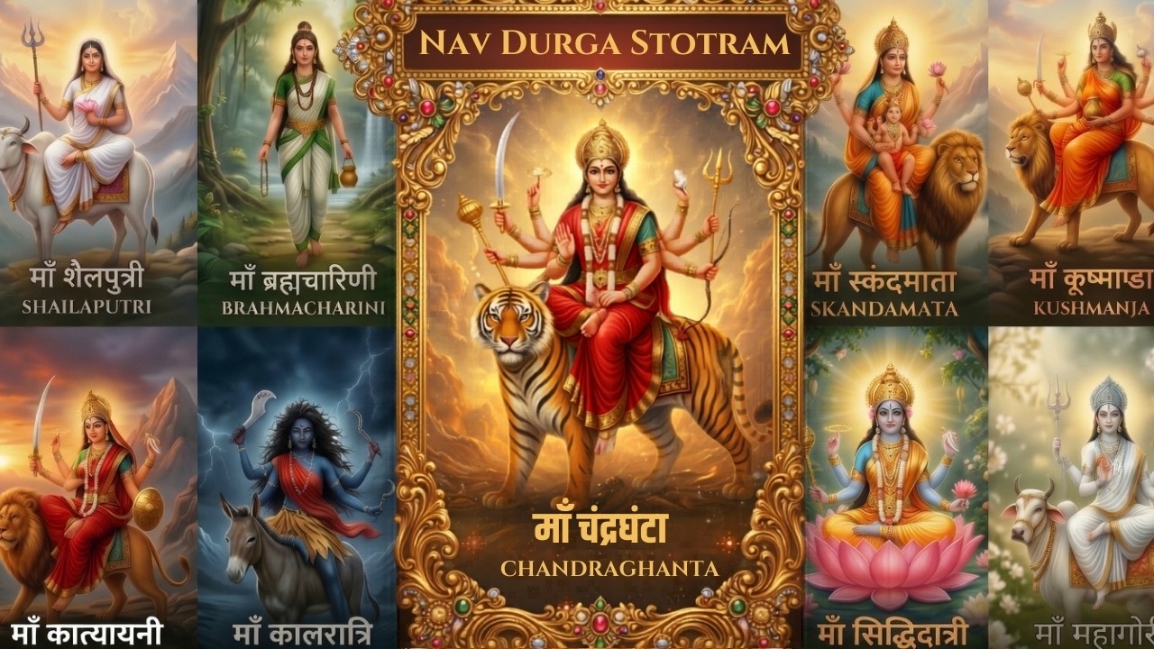 Chaitra Navratri Special | 9 Devi Maha Mantras: Nav Durga Stotram | श्री नवदुर्गा स्तोत्रम् 