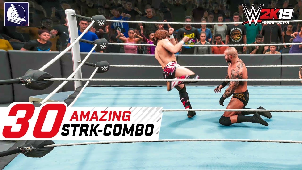 WWE 2K18 Top 30 Striking Combos (Animations)