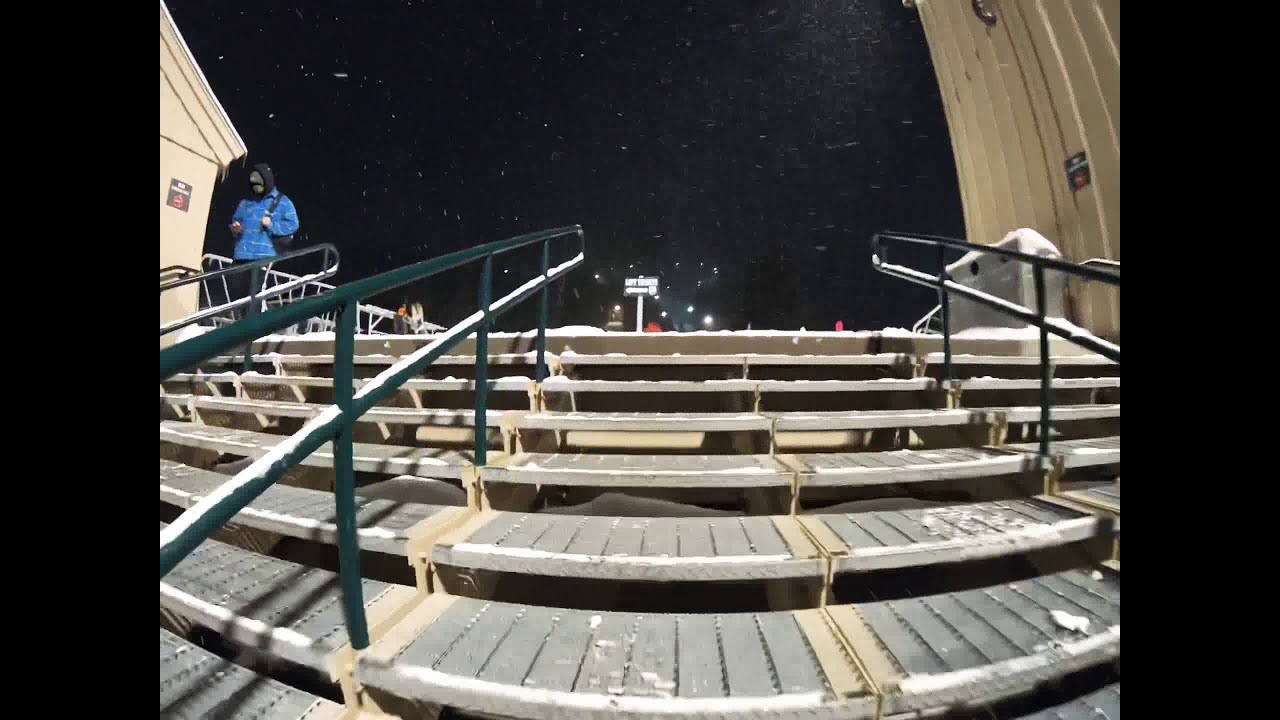 Night snowboarding at Mt. Hood Meadows Oregon