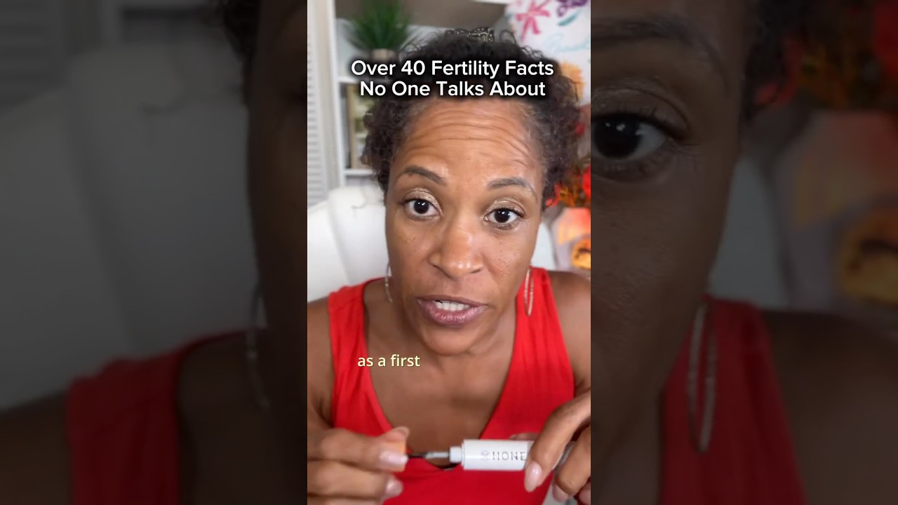 Over 40 fertility facts no one talks about. #pregnancyover40 #fertilitytips #femalefertility