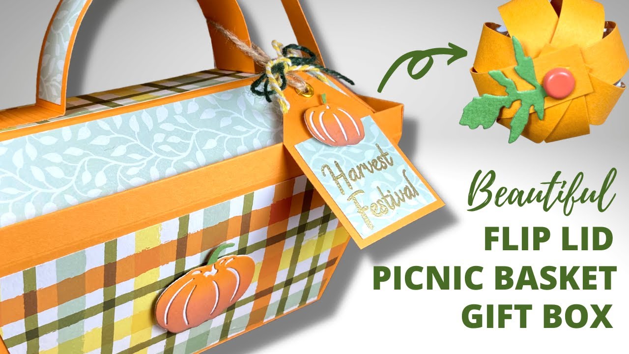 Picnic Basket Style Gift Bag with a SURPRISE inside!!!