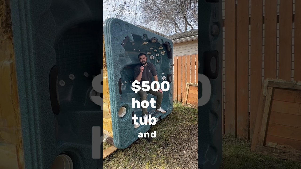 Джакузи за 500 долларов #сделай сам #б/у #проектсделайсам #джакузи #джакузи #ремонт #восстановлен...