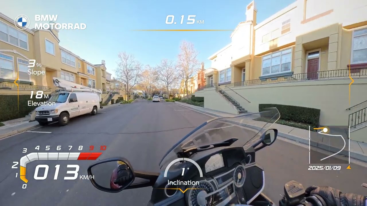 Testing Insta360 X4 BMW Motorrad on K1600GT