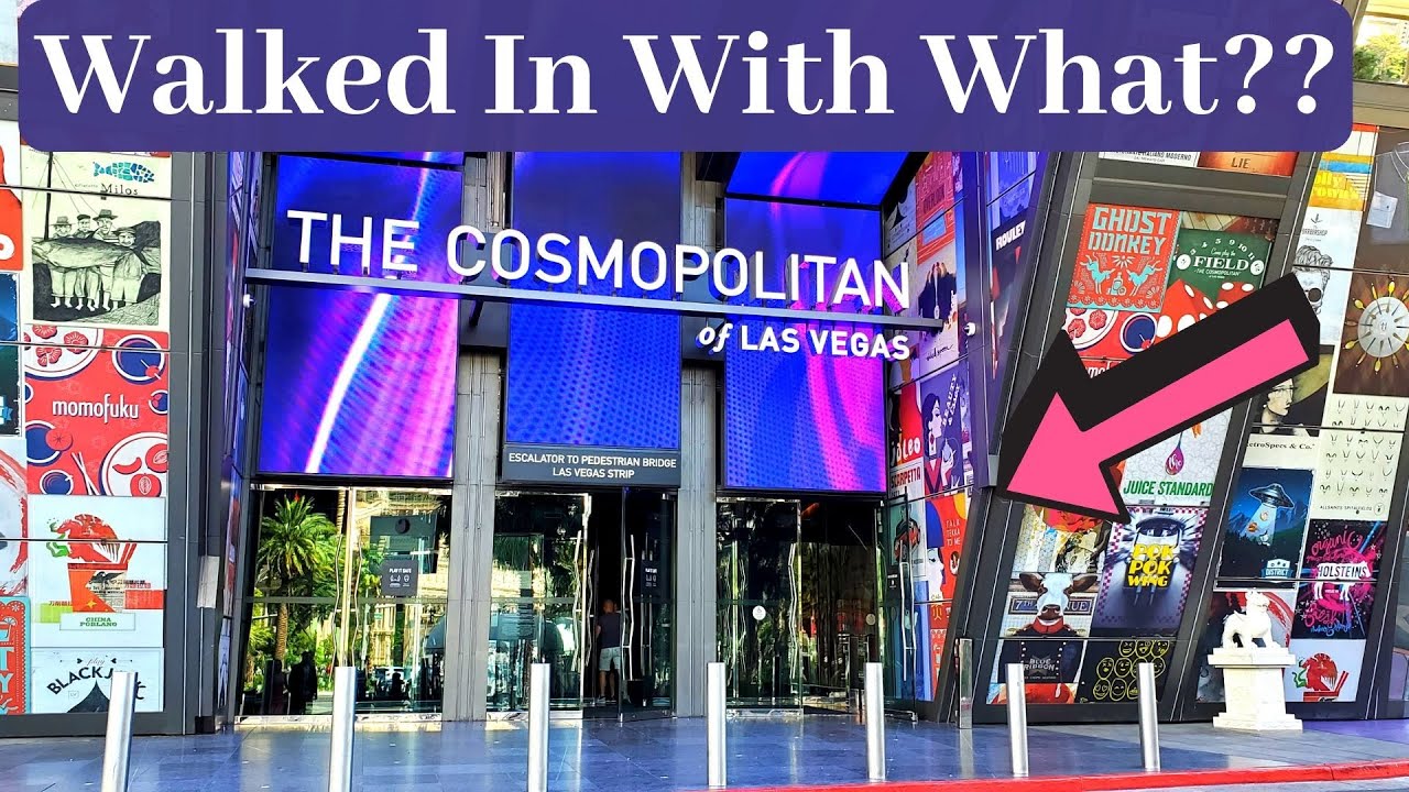 Cosmo Employee Thought I Walked Inside The Hotel Strapped?!?