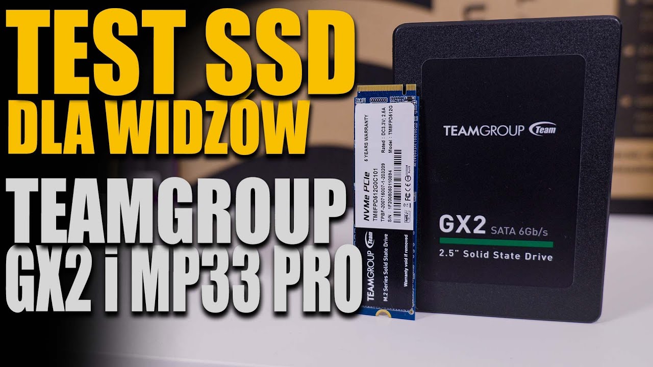 Test dysk&oacute;w dla widz&oacute;w - TeamGroup MP33 Pro i GX2!