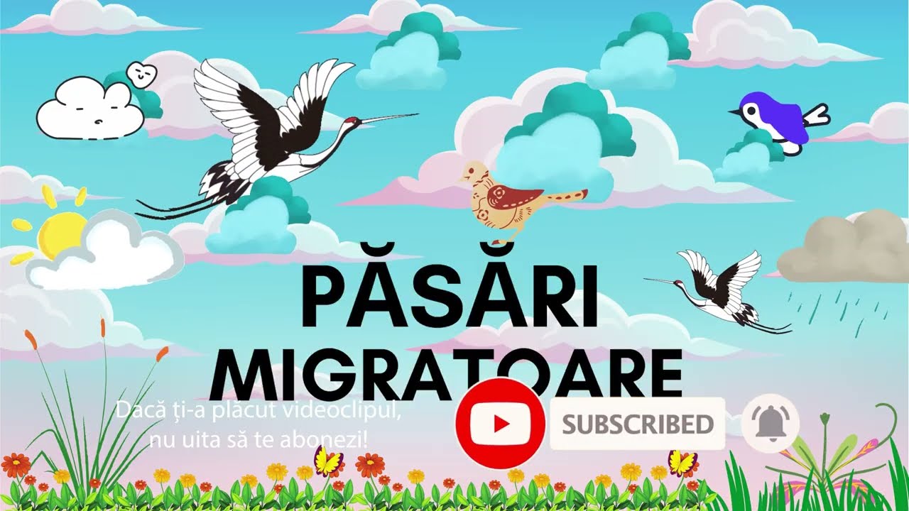 Pasarile migratoare - Sosesc pasarile calatoare! Activitate educativa cu sunete