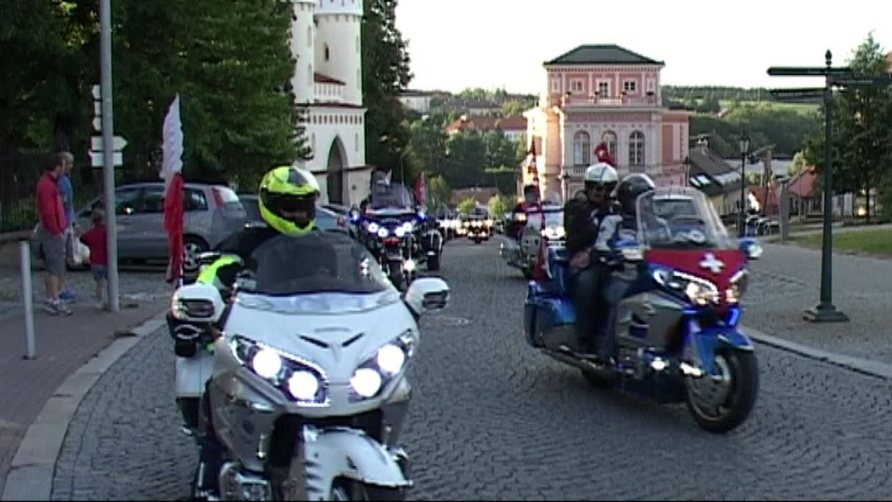 Sraz motocyklů Honda Gold Wing ve Vlašimi