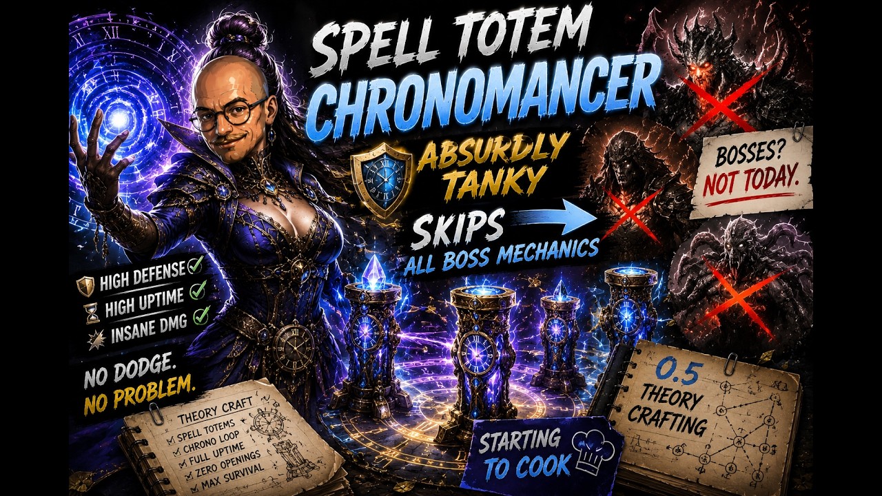 PoE 2 0.5 Spell Totem Chronomancer Arbiter Of Divinity 