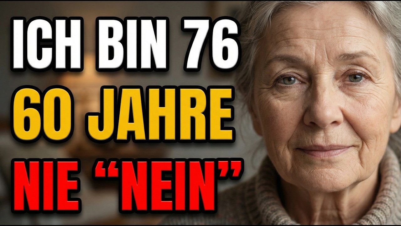 Ich bin 76... 60 Jahre sagte ich nie 'Nein' | Das kostete mein Leben