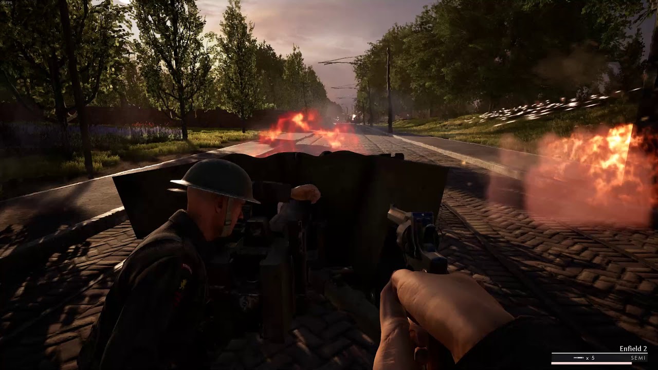 Post Scriptum AT gun VS Tiger.