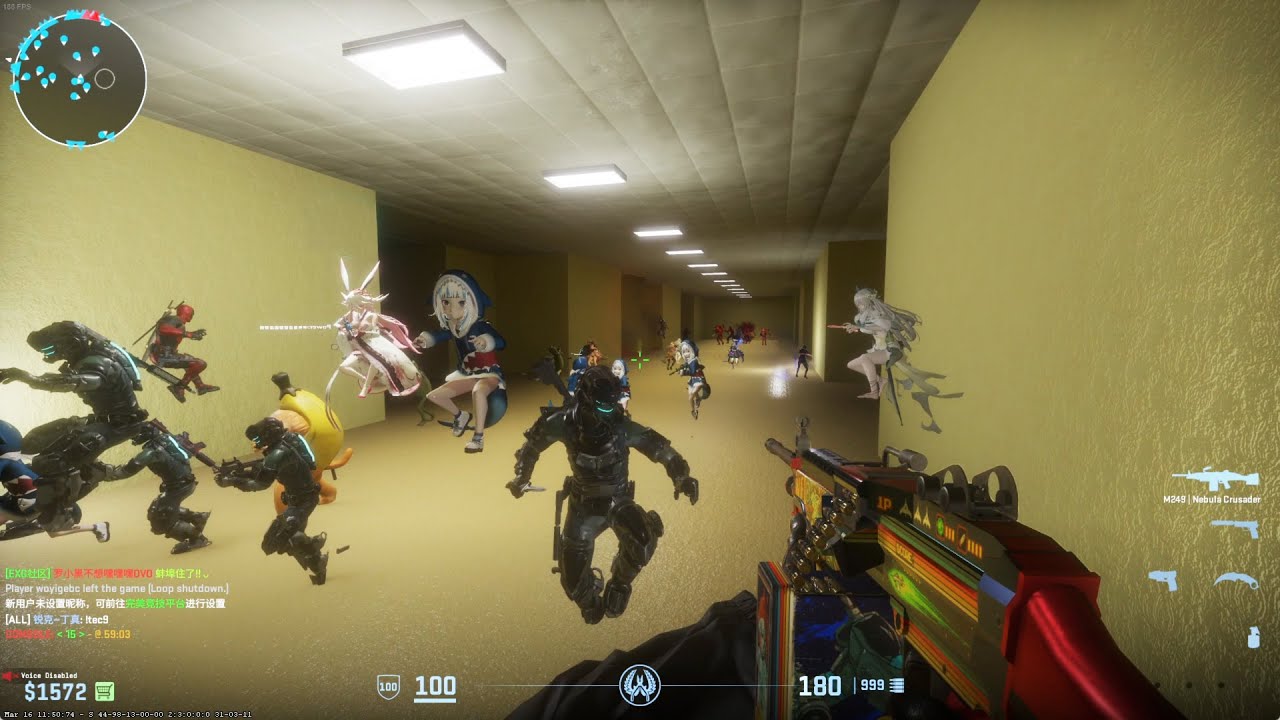 CS2 Zombie Escape Backrooms Deathbed On EXG Server (Win)