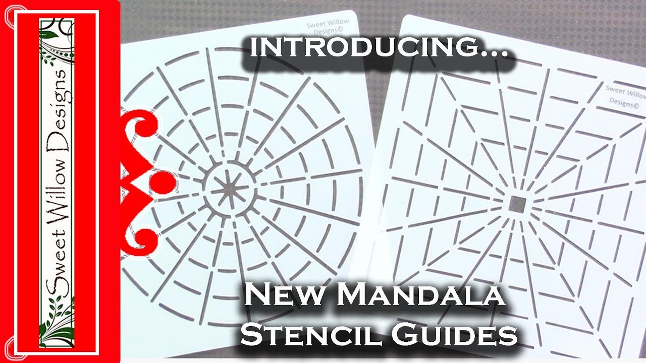 #1 - INTRODUCING MANDALA STENCIL GUIDES SMALL SET 5.75