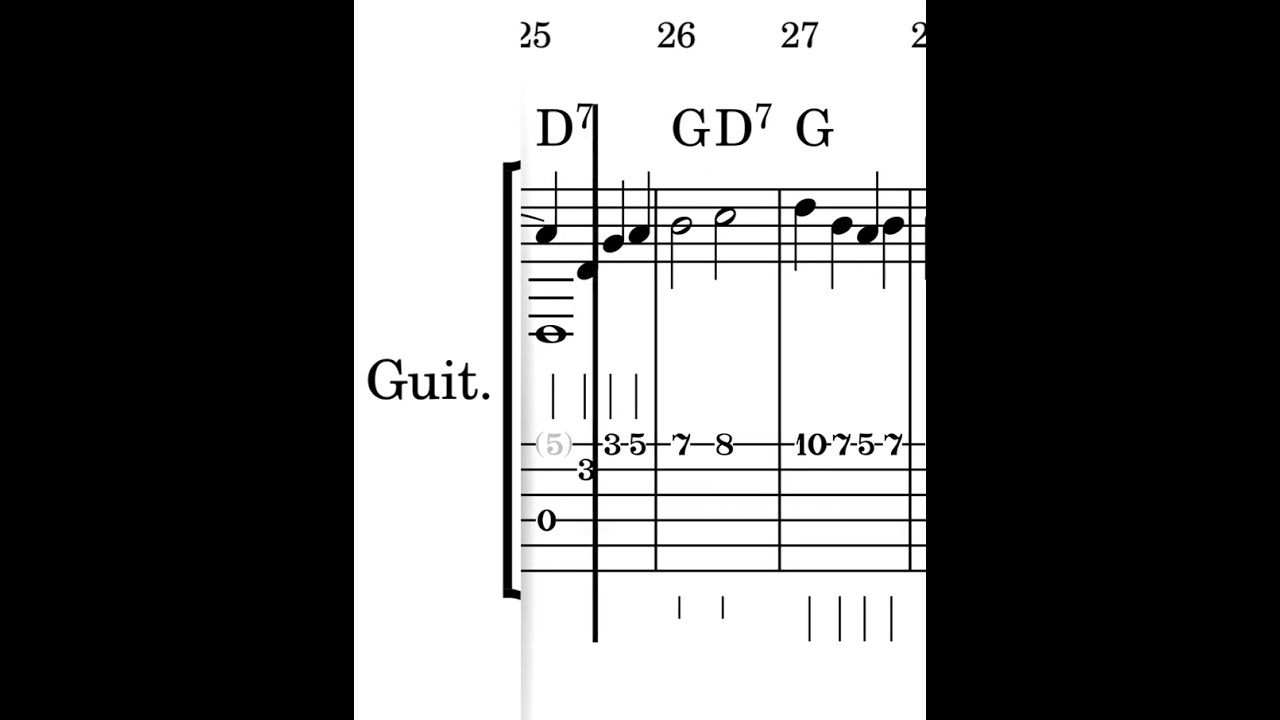 Porque él vive | Acordes y TAB para guitarra