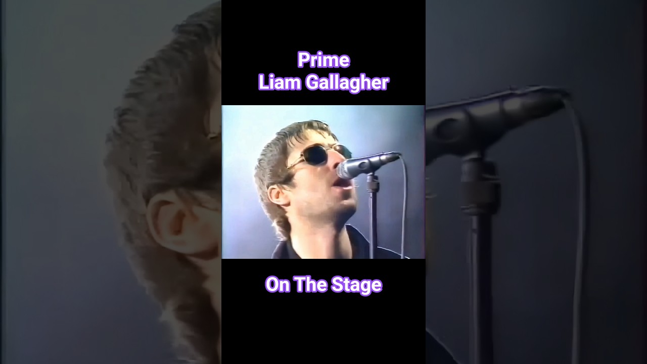 Prime Liam Gallagher On The Stage #oasis #liamgallagher