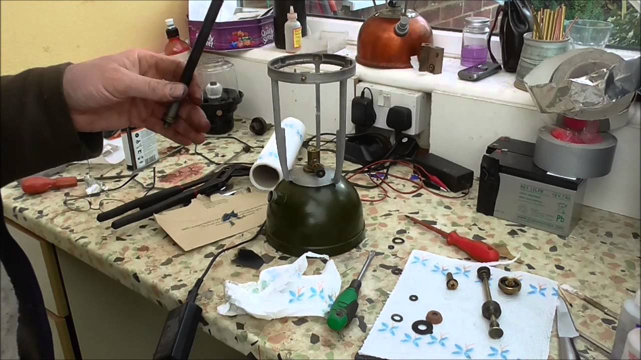 Vapalux M320 paraffin lamp  restoration