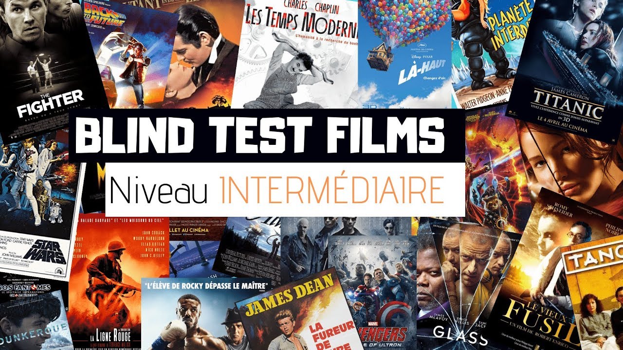 BLIND TEST FILMS - INTERMEDIAIRE (40 EXTRAITS)