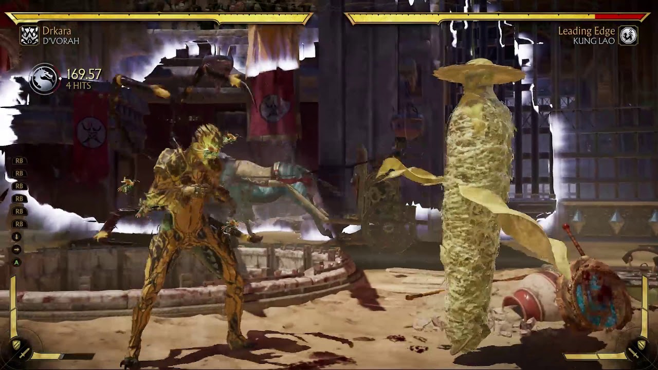 MK 11 - Dvorah - Buggy Juggle Sideswitch Combo - With a bug setup