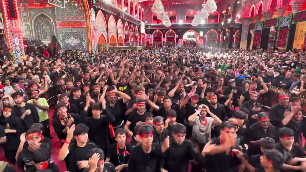 دخول موكب الزهراء عليها السلام الى حرم الامام الحسين محرم ١٤٤٥