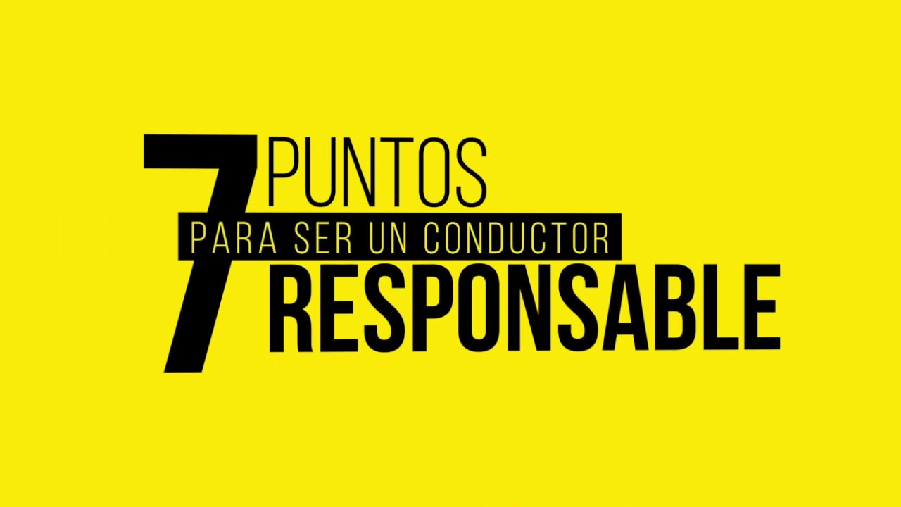 7 Puntos para ser un conductor responsable por Leonardo Gómez