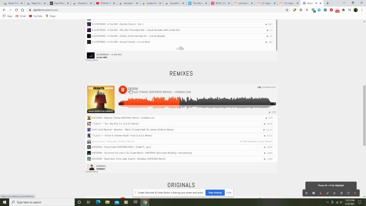 peanuts theme remix by dj enferno