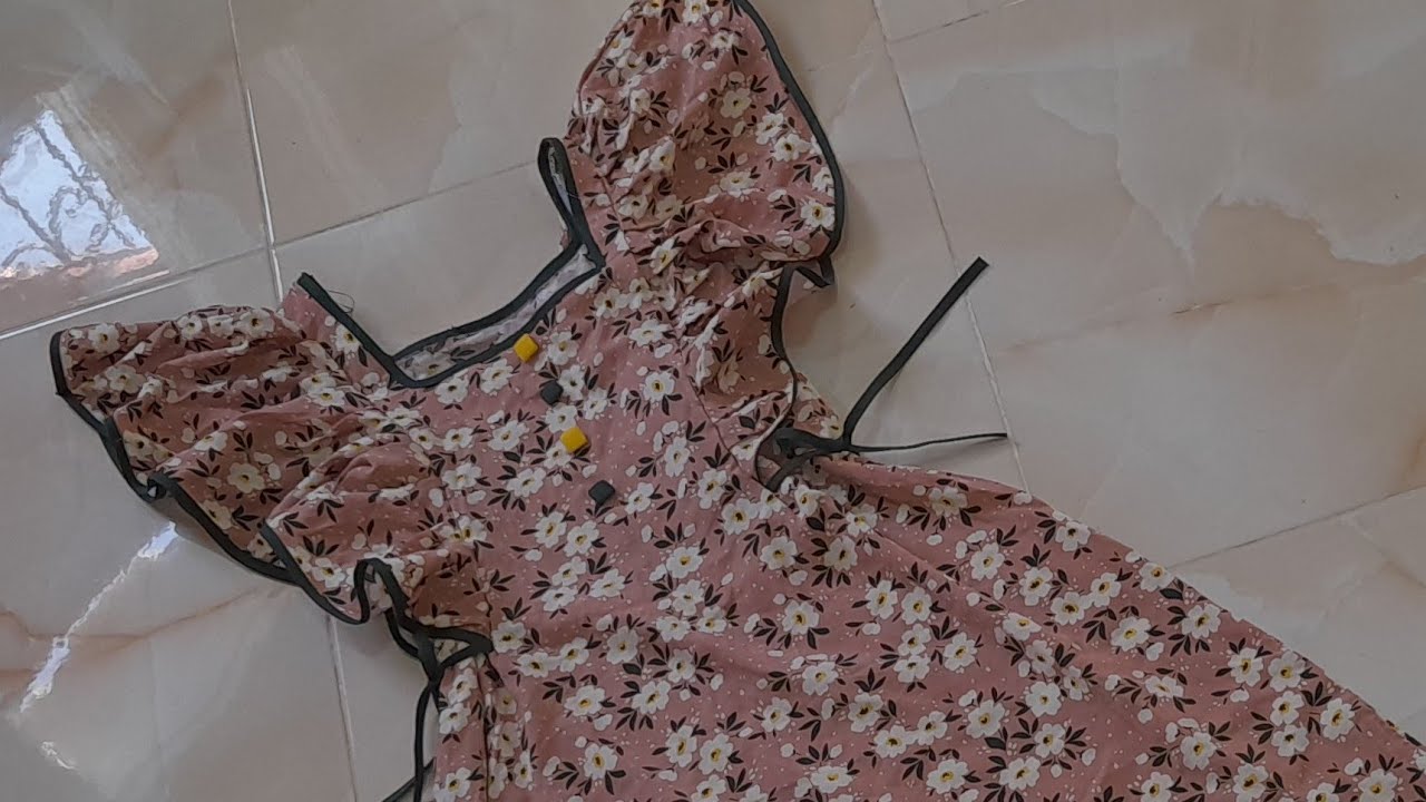 مودال روبة صيفية 👗بالكم الحلزوني بابسط وأسهل طريقة 📐✂️