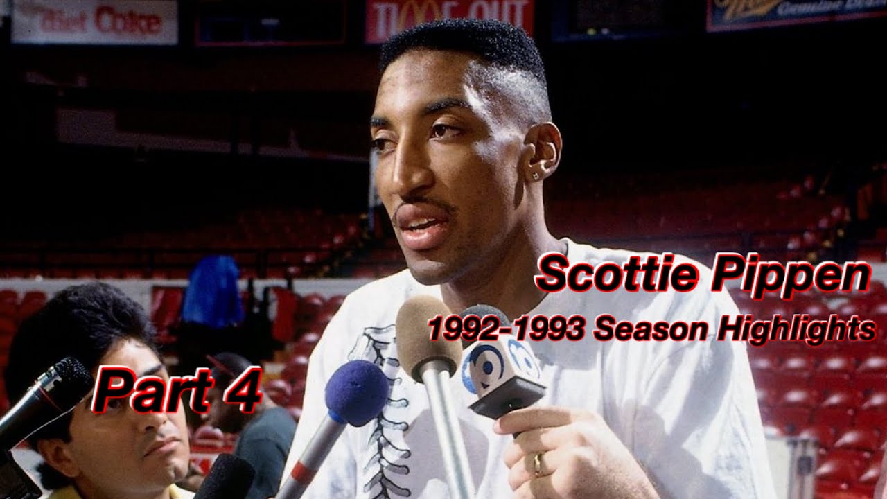 Scottie Pippen 1992-1993 Season Highlights Part 4