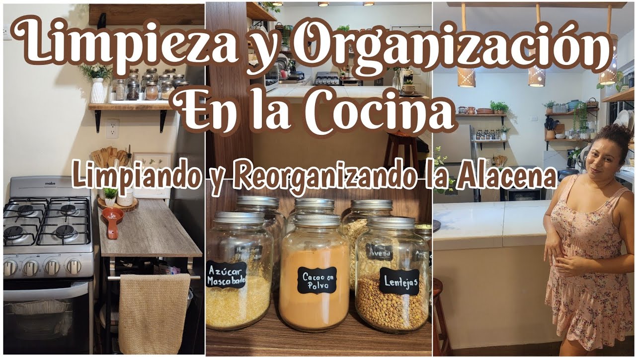 LIMPIEZA Y ORGANIZACION EN LA COCINA 🧺 REACOMODANDO LA DESPENSA 🧺 Alacena en orden 
