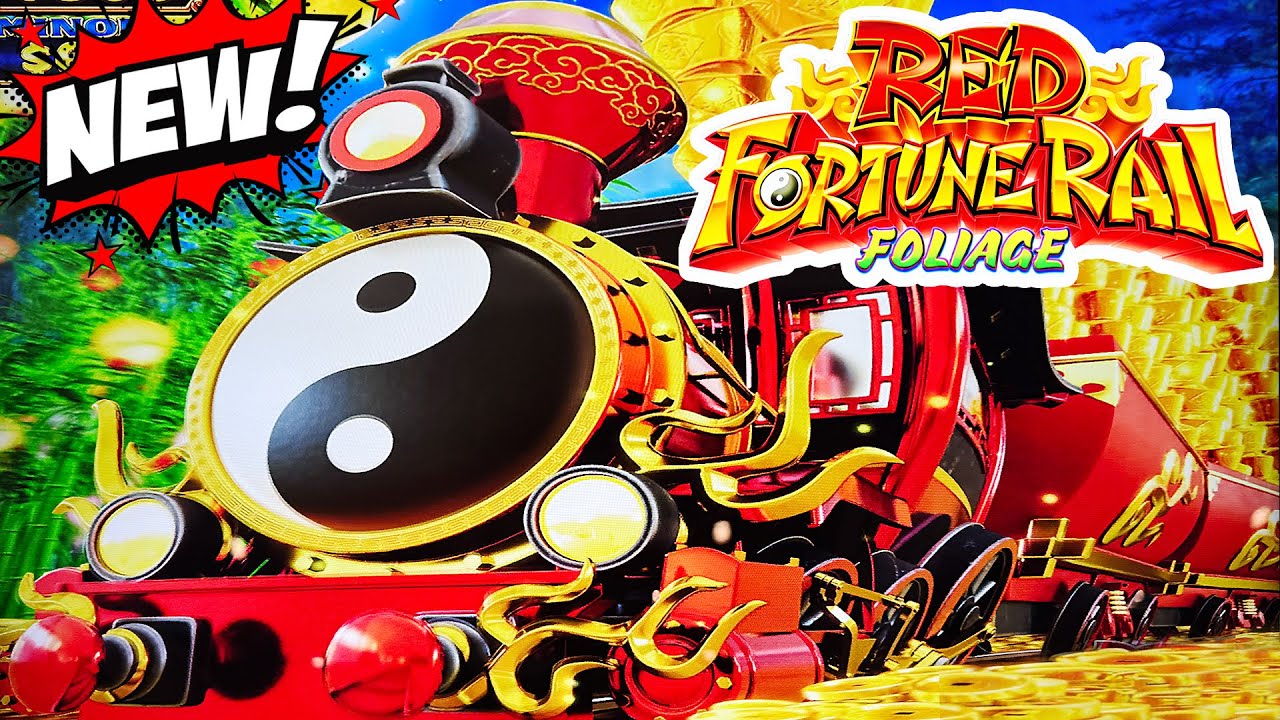 NEW Red Fortune Rail Foliage slot! Good Luck Bestowed with Golden Fortune Rail Feature!