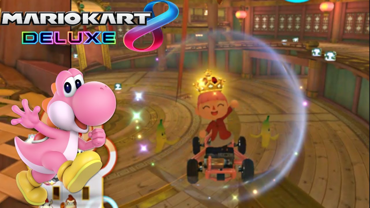 Mario Kart 8 Shine Thief as Villager and Yoshi (CLOSE GAMES!)