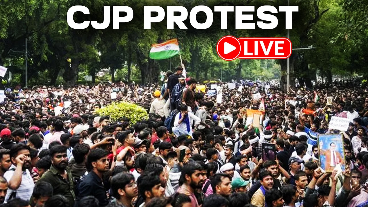 CJP Protest LIVE Updates | Jantar Mantar Protest | Salman Khan CJP | Dharmendra Pradhan | CJP