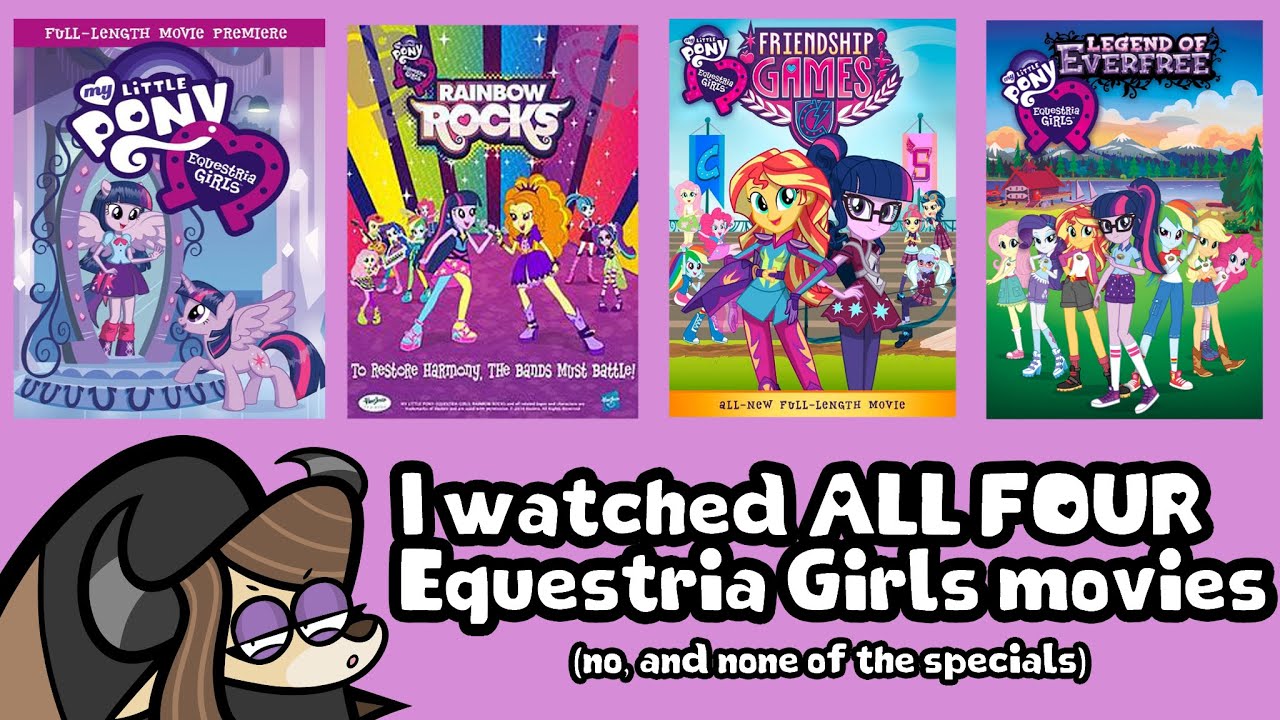Я посмотрел все фильмы «Девочки из Эквестрии» | Ретроспектива EQG, части 1-4
