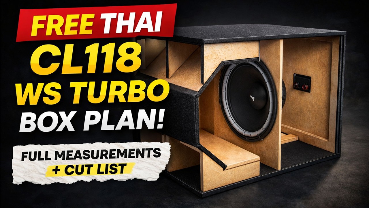 Схема корпуса WS Turbo D18 | Thai CL118 🔥 Полные замеры + список деталей | Руководство по сборке ...