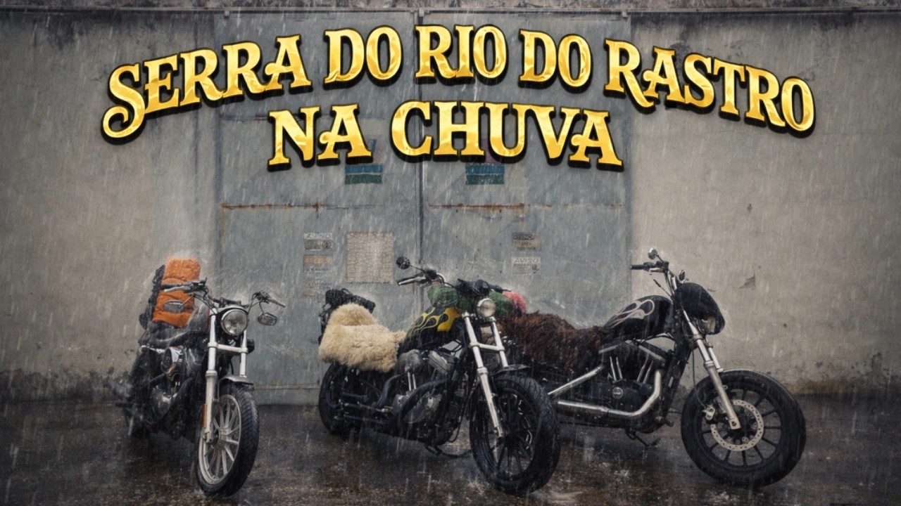 CHOVEU! O ACAMPAMENTO QUE DEU ERRADO NA SERRA CATARINENSE #MOTOVEIA03