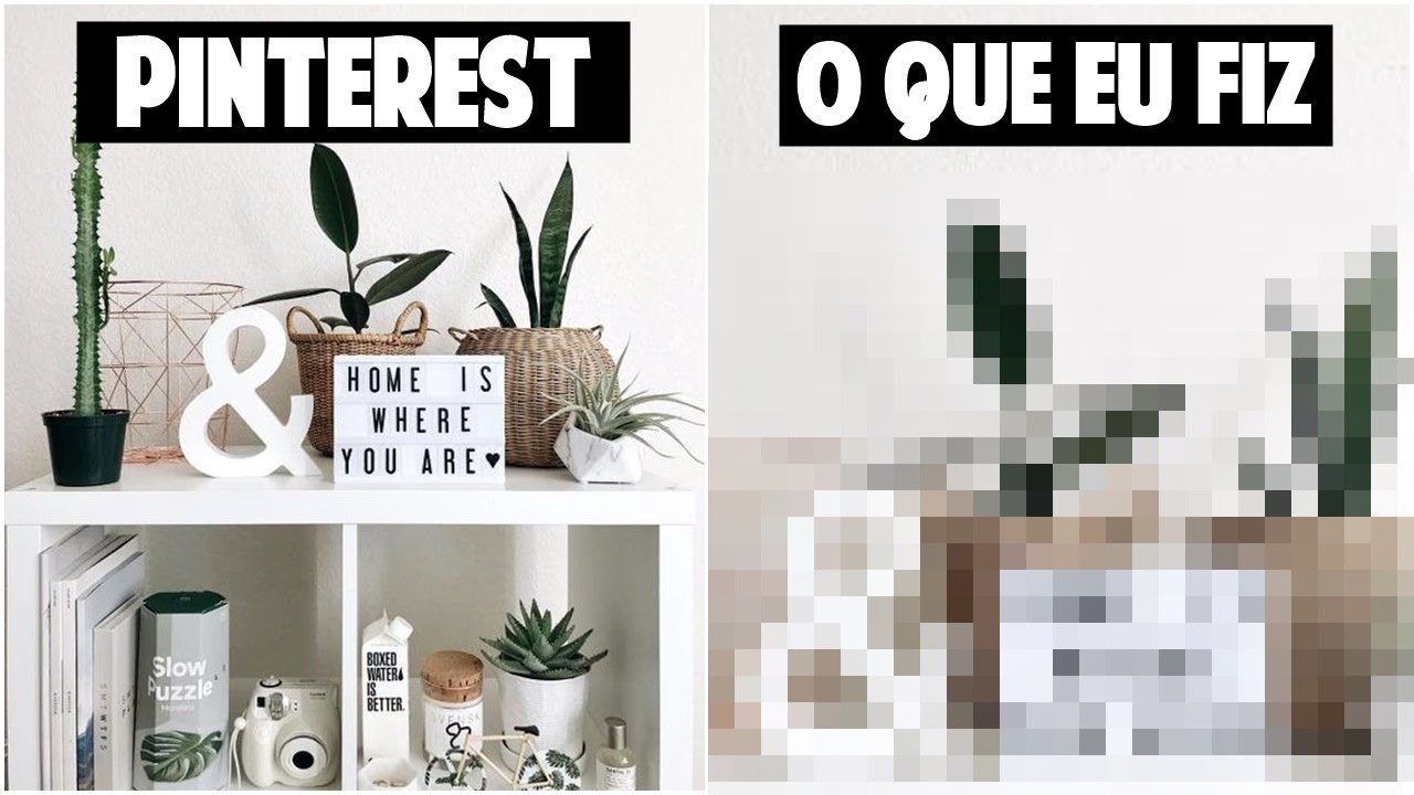 DIYs do PINTEREST - DECORAÇÃO PARA SALA, QUARTO E BANHEIRO