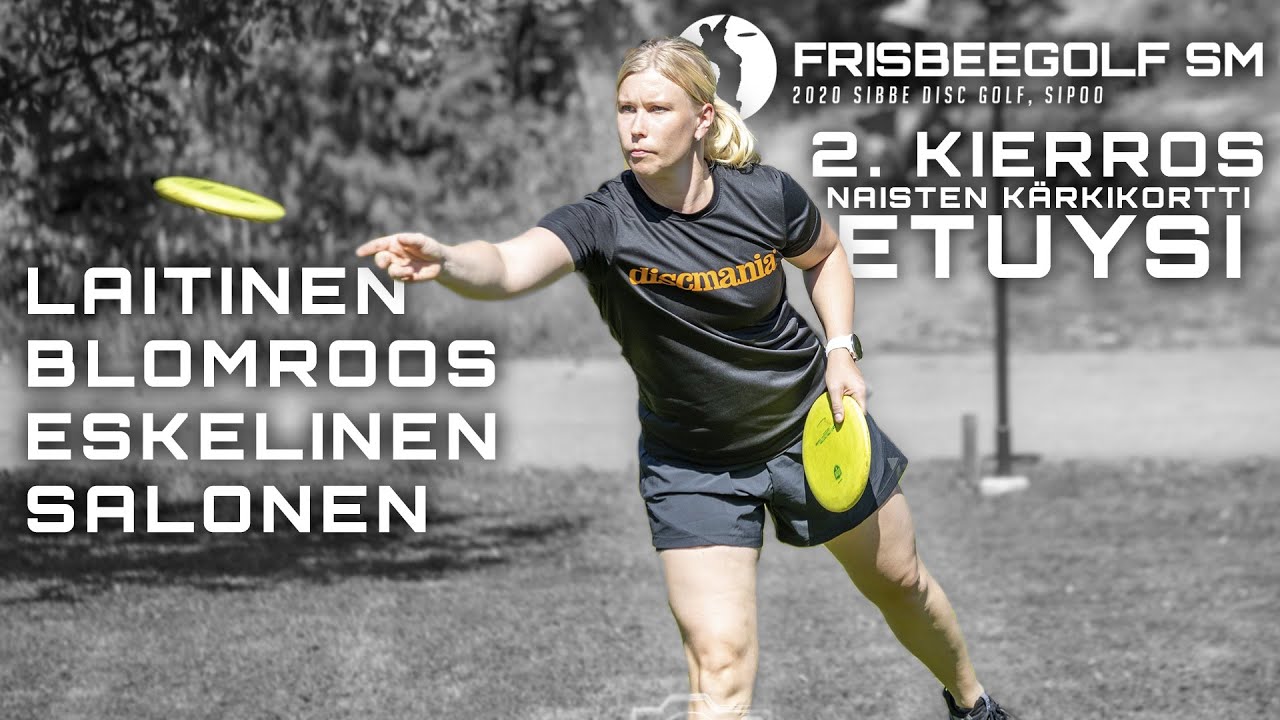 FRISBEEGOLF SM 2020 - 2. kierros naisten kärkikortti ETUYSI
