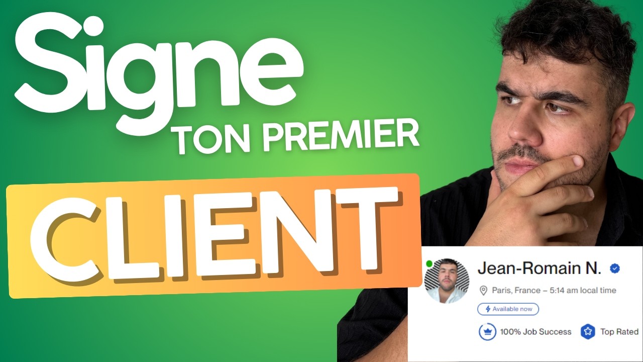 Ton 1ᵉʳ CLIENT FREELANCE en 2 Jours sur UPWORK