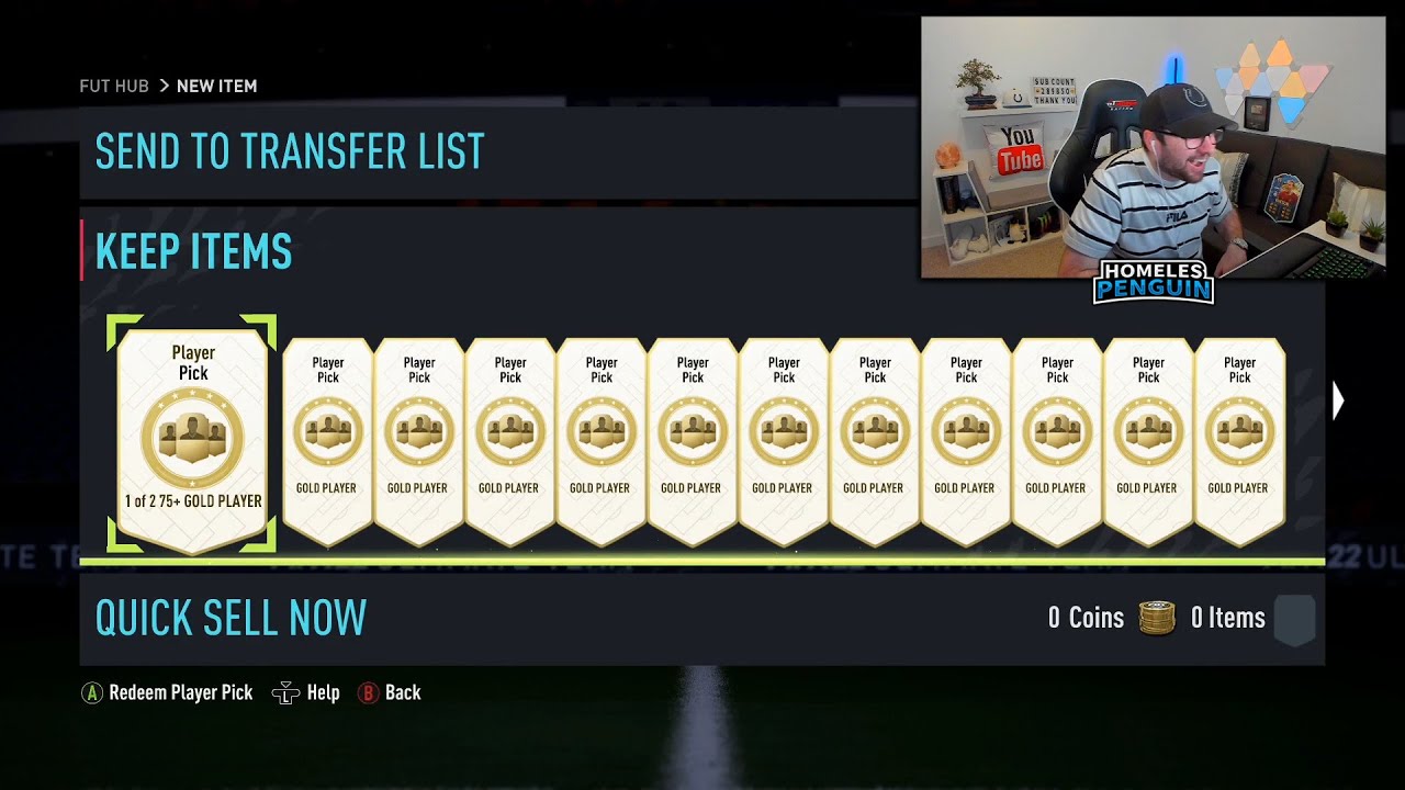 OPENING 50x PLAYER PICK SBC PACKS! #FIFA22 ULTIMATE TEAM